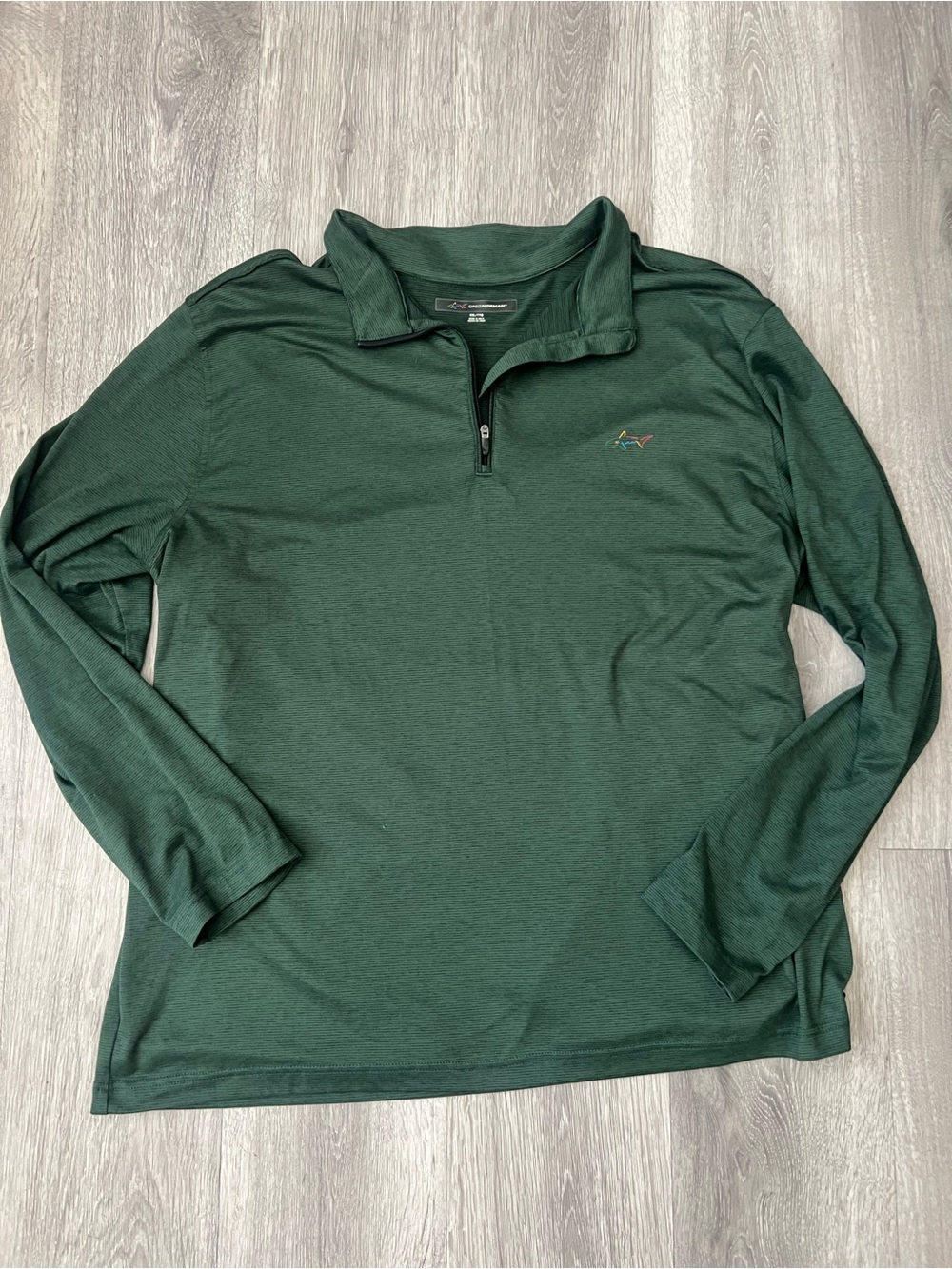 Greg Norman Collection Forest Green 1/4 Zip Pullover